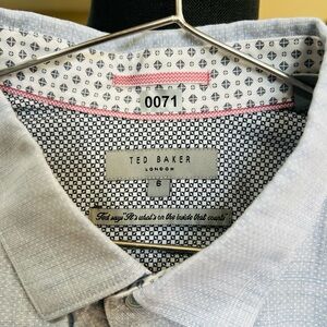 Ted Baker Light Gray Men's Casual Shirt